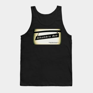 Alhambra Avenue, Los Angeles, California by Mistah Wilson Tank Top